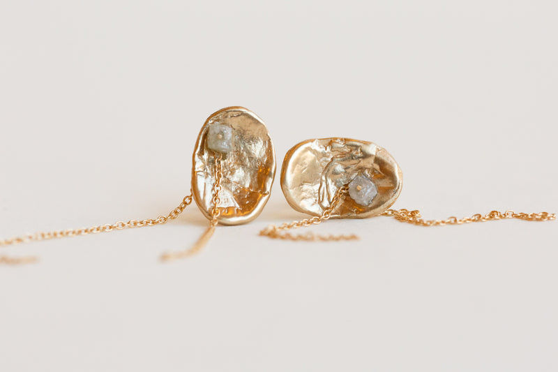 8.6.4 14k gold earrings