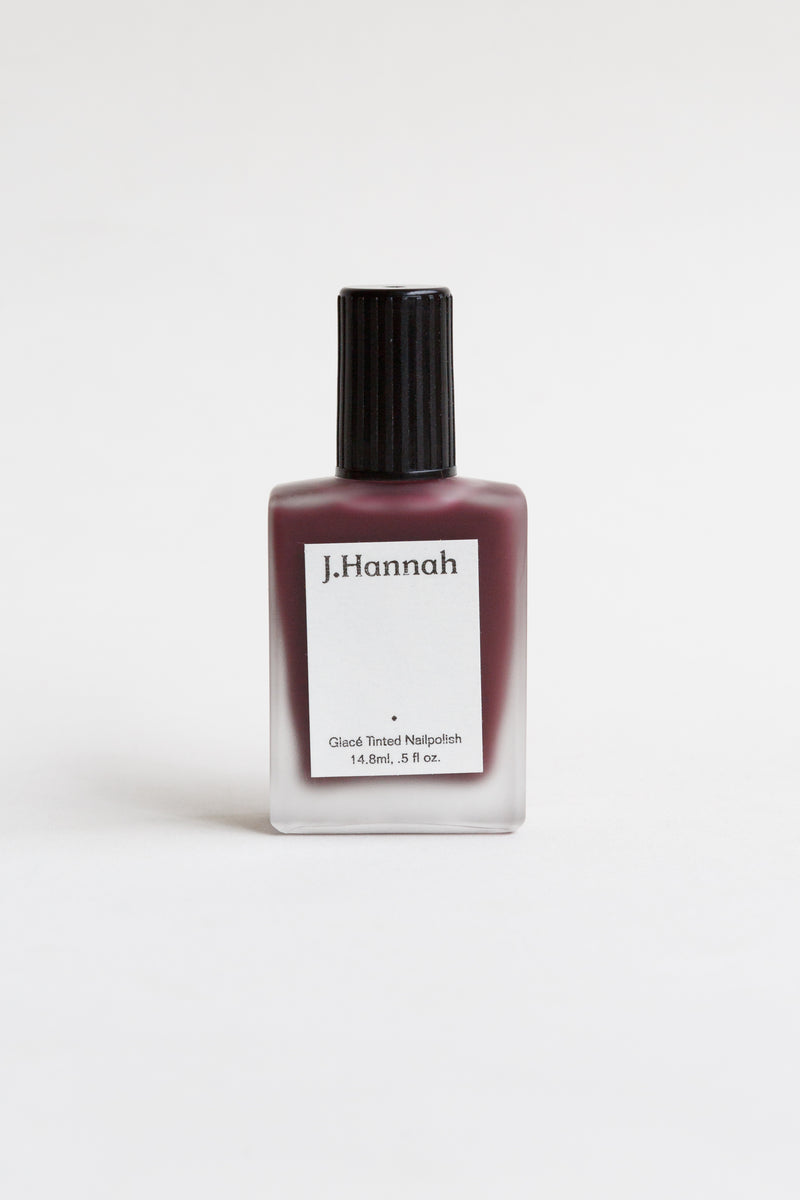 Bottle of plum purple J.Hannah nail polish