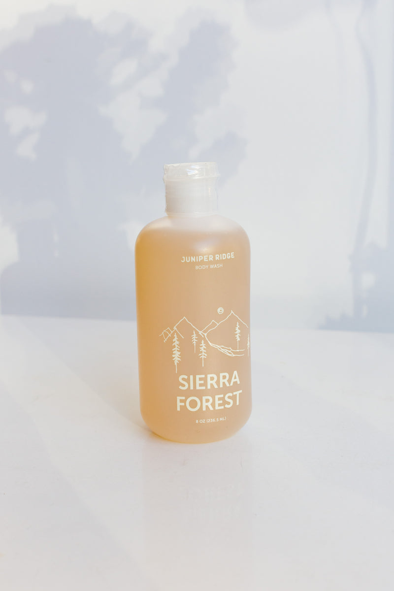 Bottle of Sierra Forest Juniper Ridge Body Wash