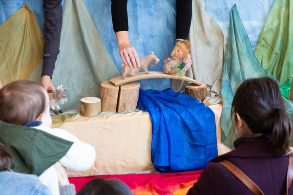 The Waldorf Puppet Troupe Performed at Little Moon + Arrow