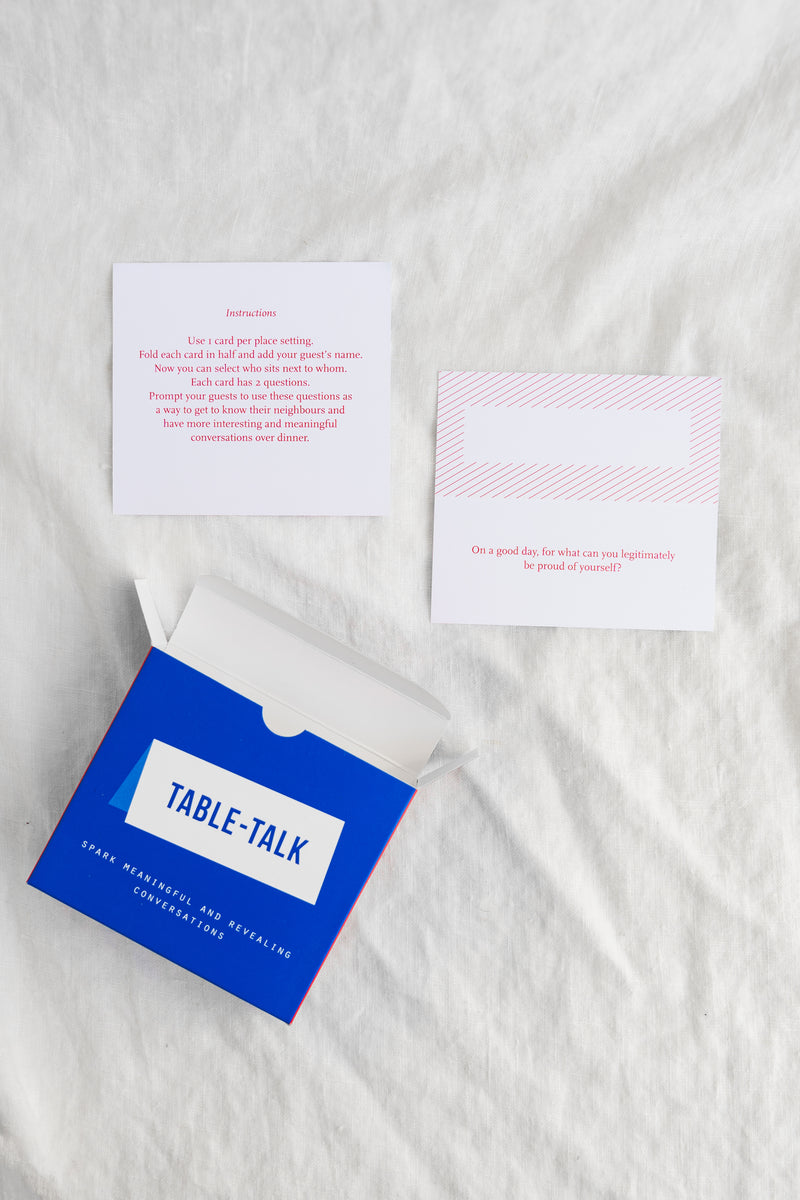The School of Life Table Talk Conversation Cards