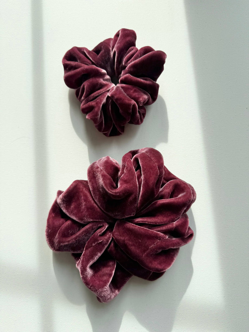 Billy Bamboo Silk Velvet Scrunchies