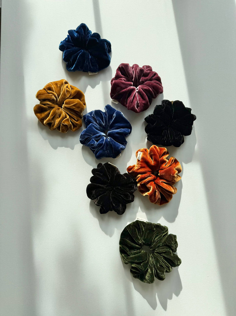 Billy Bamboo Silk Velvet Scrunchies