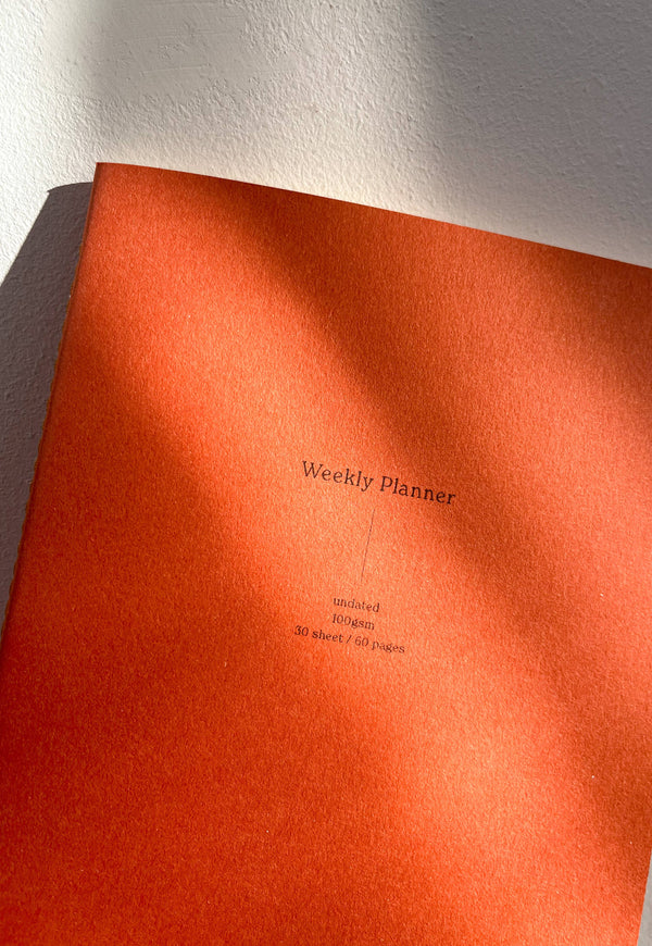 Fin Studio - Weekly Planner Notebook / Vita Series-Paprika