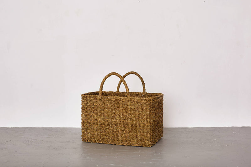 Will & Atlas - Rectangle  Gathering Basket, harvest, Chatai Weave, 3 sizes