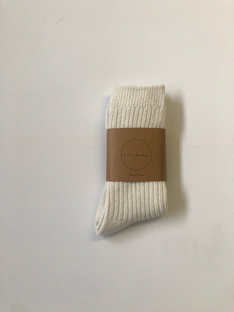 Billy Bamboo - ICELAND WOOL SOCKS - crystal bright