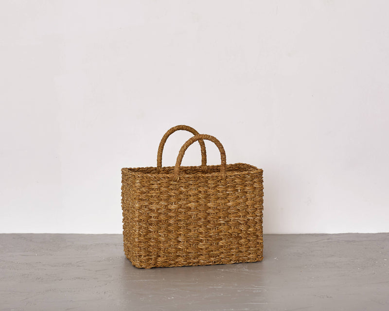 Will & Atlas - Rectangle  Gathering Basket, harvest, Chatai Weave, 3 sizes