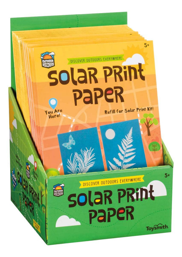 Toysmith - Outdoor Discovery Solar Print Paper
