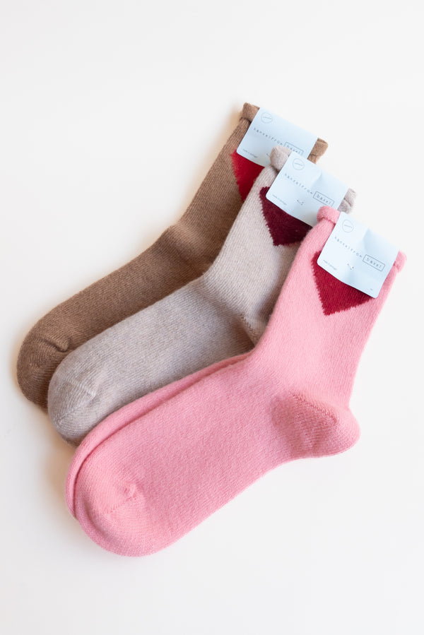 Love Cashmere Crew Socks