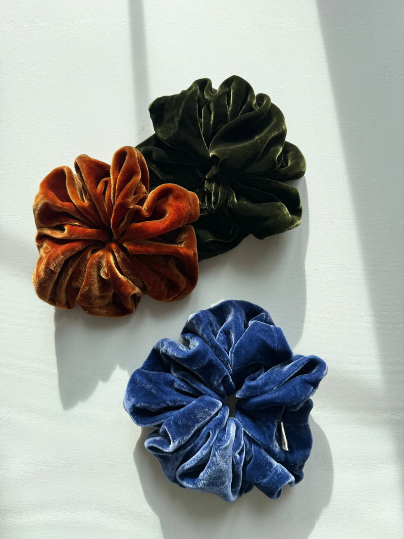 Billy Bamboo Silk Velvet Scrunchies