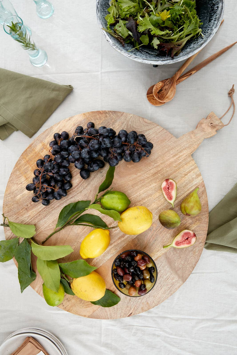 Saardé - Olive Wood | Salad Spoon Set