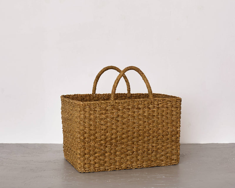Will & Atlas - Rectangle  Gathering Basket, harvest, Chatai Weave, 3 sizes