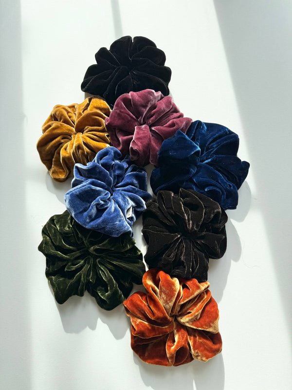 Billy Bamboo Silk Velvet Scrunchies