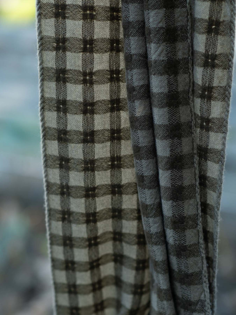 Oats & Rice Checkered Green Scarf