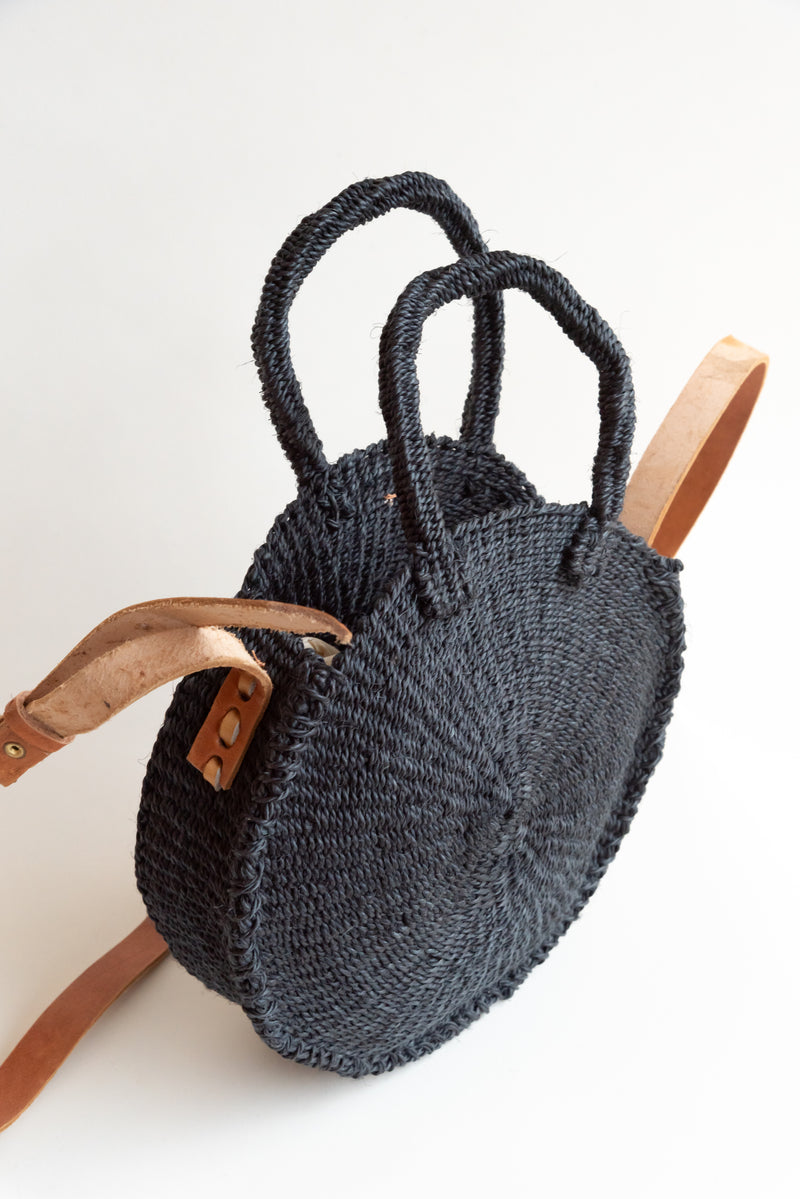 Others Black Round Bag