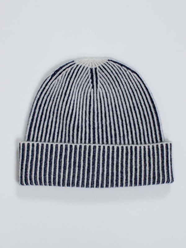Oats & Rice Seafarer Cashmere Ribbed Beanie