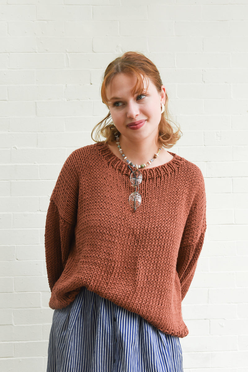 Ursa Textiles Caja Sweater in Earth