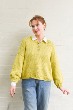 Ursa Textiles Caja Sweater in Limon