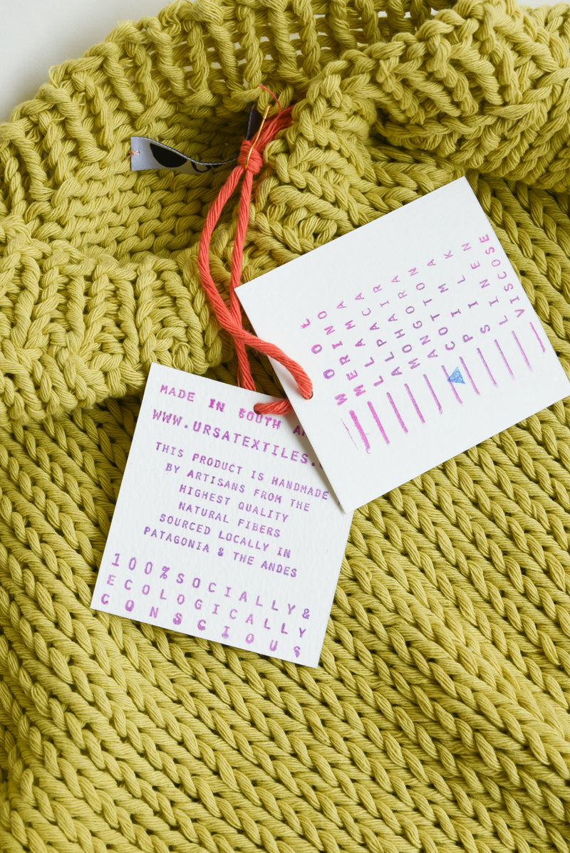 Ursa Textiles Caja Sweater in Limon