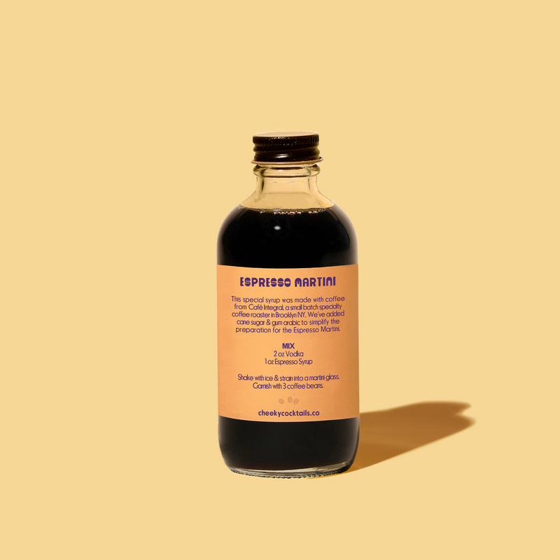 Cheeky Cocktails - Espresso Syrup 4oz