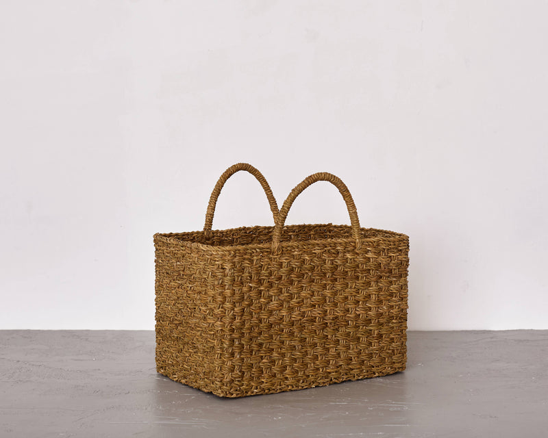 Will & Atlas - Rectangle  Gathering Basket, harvest, Chatai Weave, 3 sizes