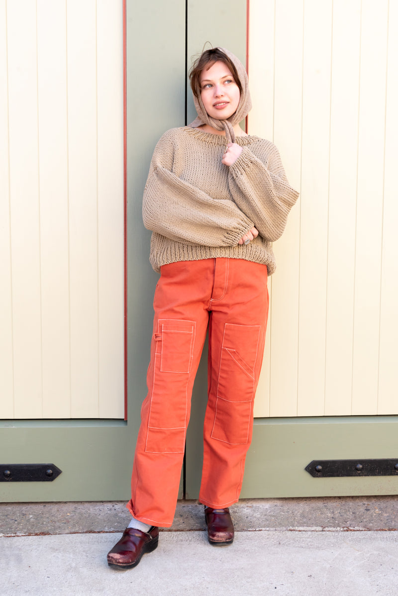 Abeline Patch Pants in Terracotta