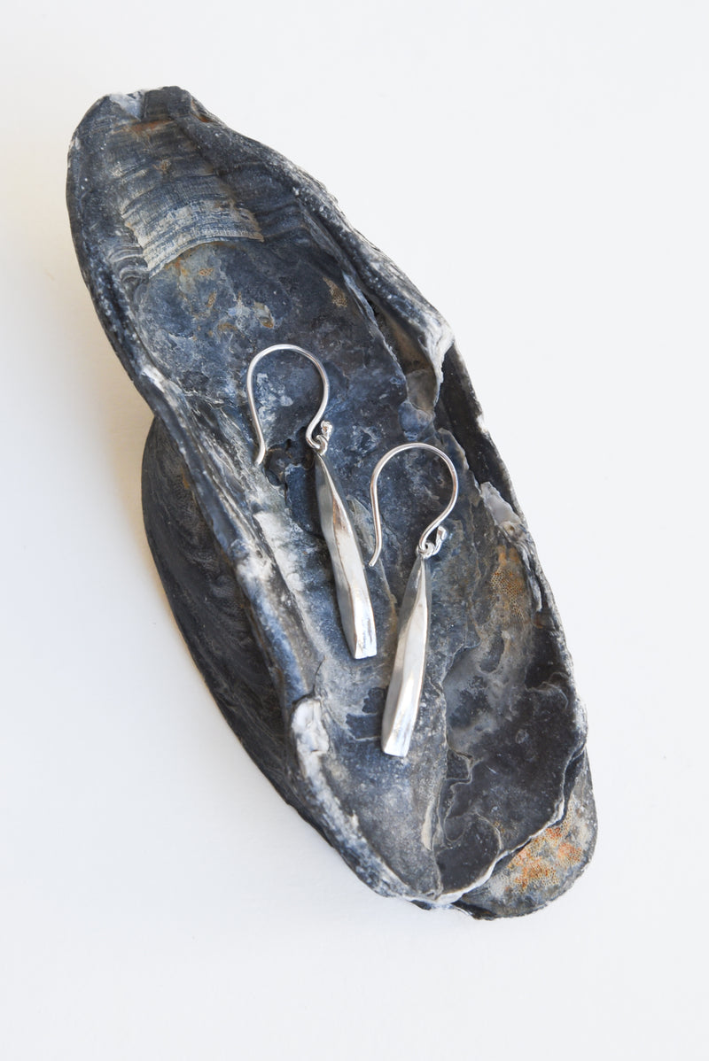 Niki Leist Across Earrings in Sterling Silver