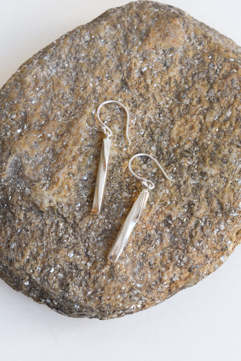 Niki Leist Across Earrings in Sterling Silver