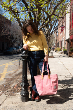 Immodest Cotton Small East West Tote