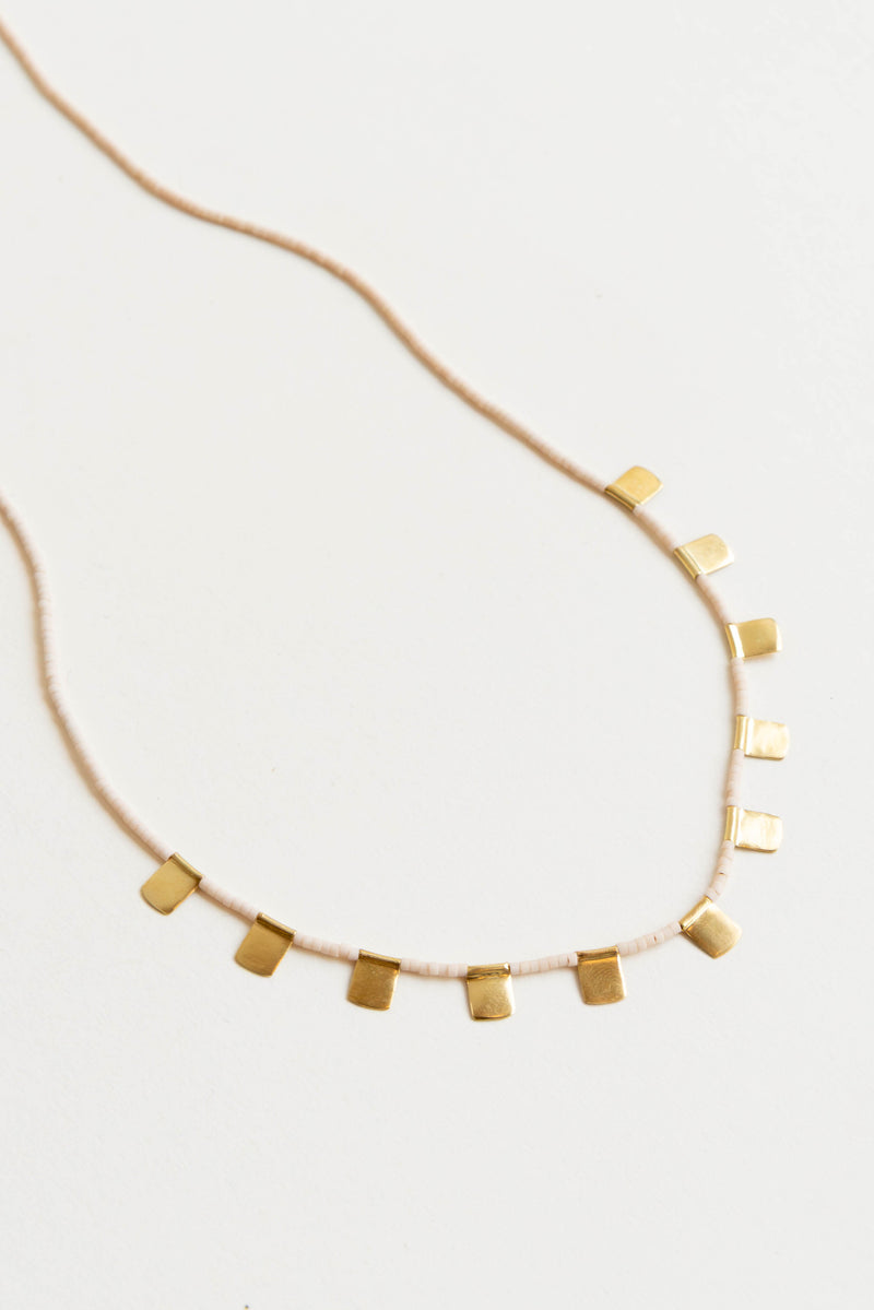 Satomi Prayer Flag Necklace