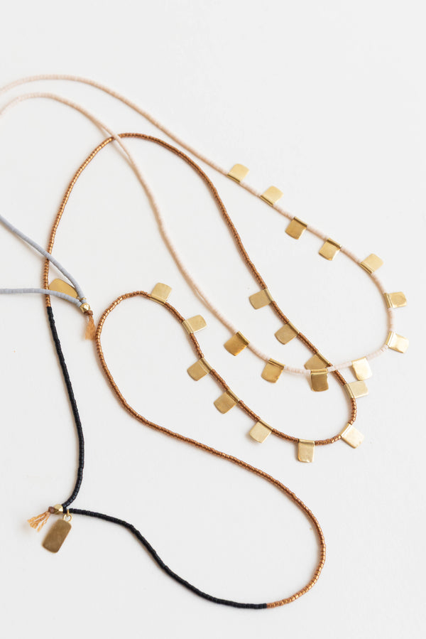 Satomi Prayer Flag Necklace