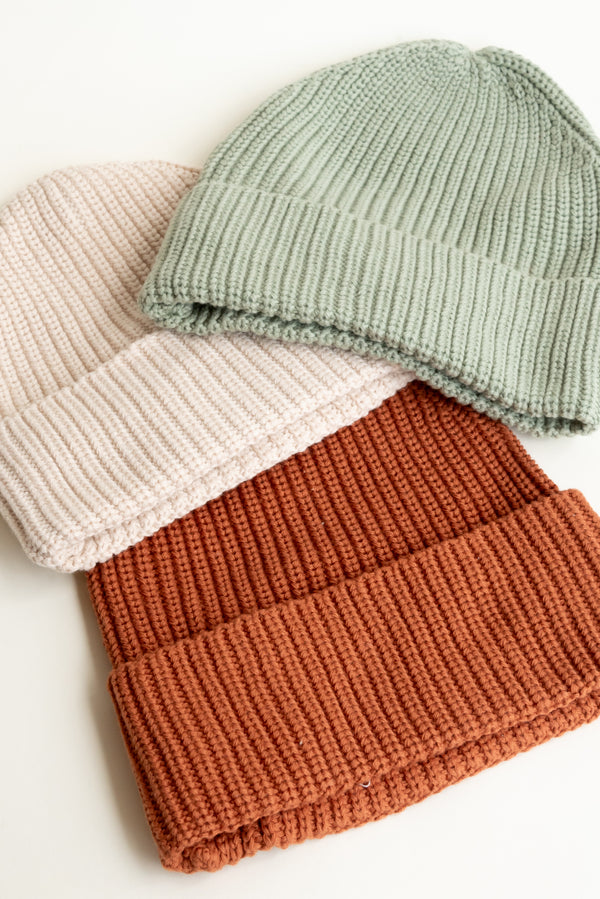 Little Organic Co. Organic Cotton Knit Beanies