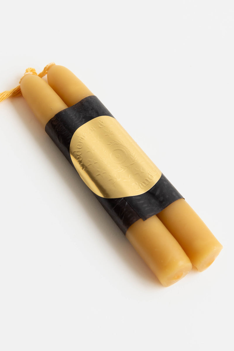 Fredericks and Mae Beeswax Taper Candles
