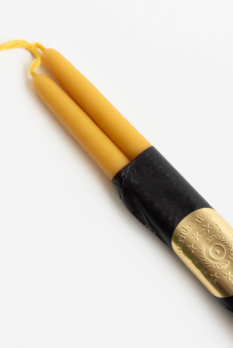 Fredericks and Mae Beeswax Taper Candles