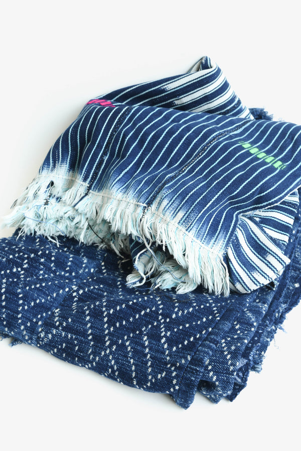 Indigo Dyed Mud Cloth
