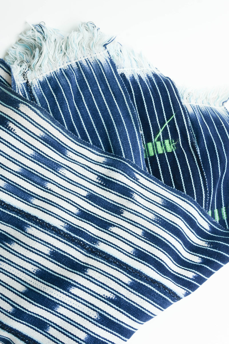 Indigo Dyed Mud Cloth