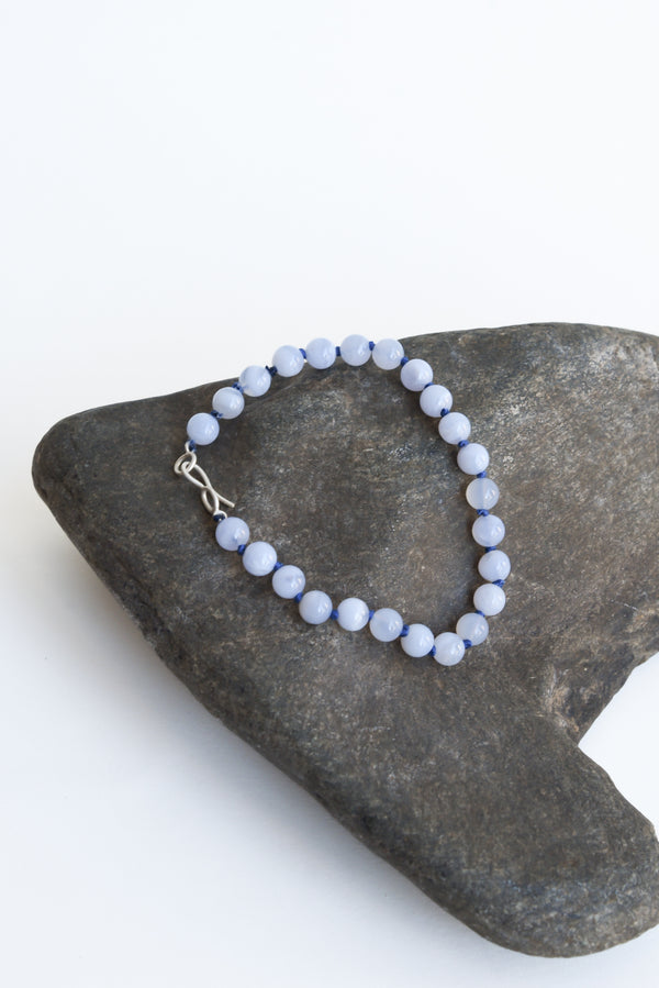 Niki Leist Blue Agate Bracelet