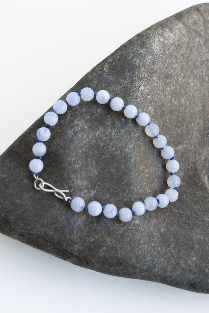 Niki Leist Blue Agate Bracelet