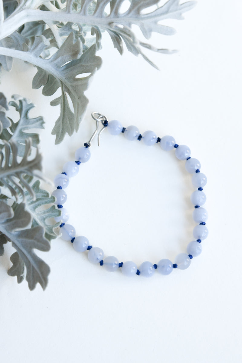 Niki Leist Blue Agate Bracelet