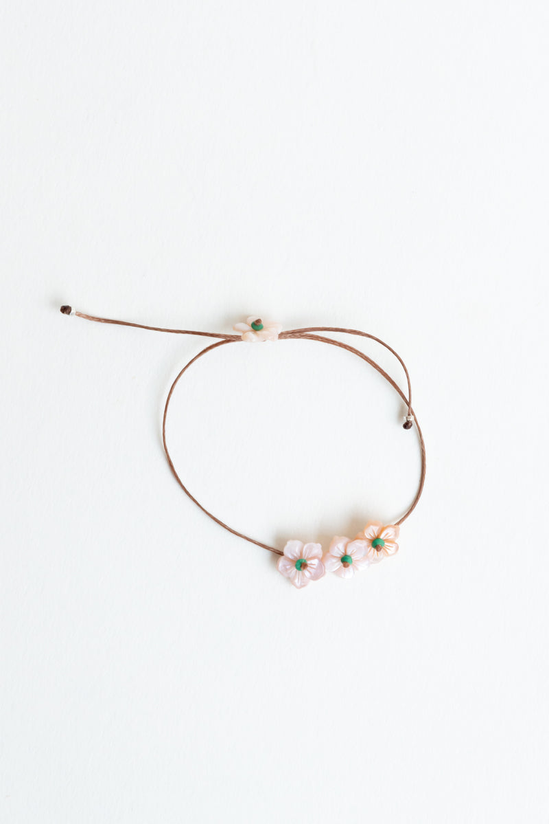 River Song Pink Garland Bracelet