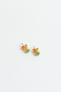 River Song Faceted Dot Stud