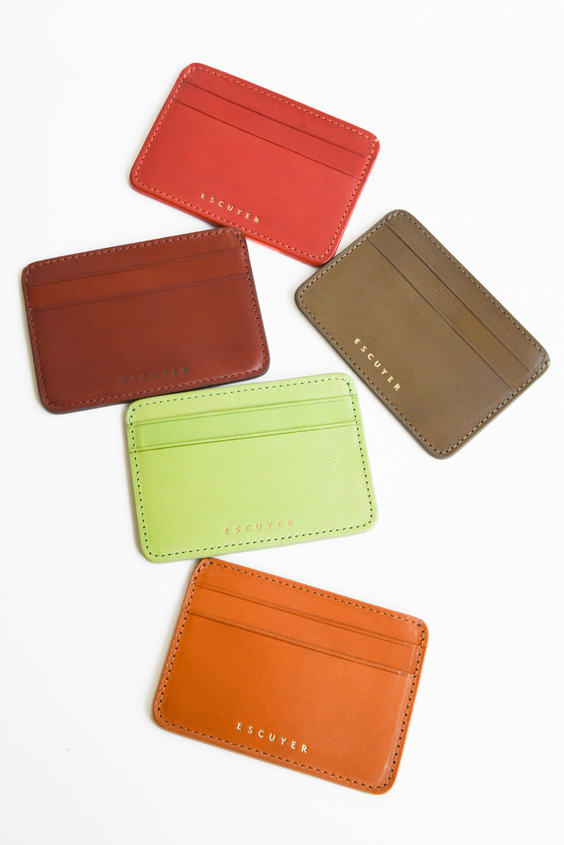 Escuyer Leather Cardholder