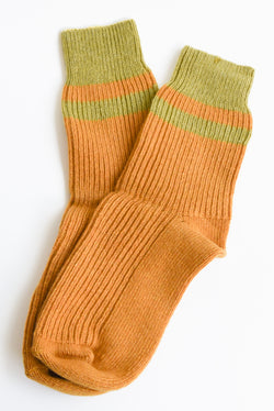 Escuyer Cashmere Striped Socks