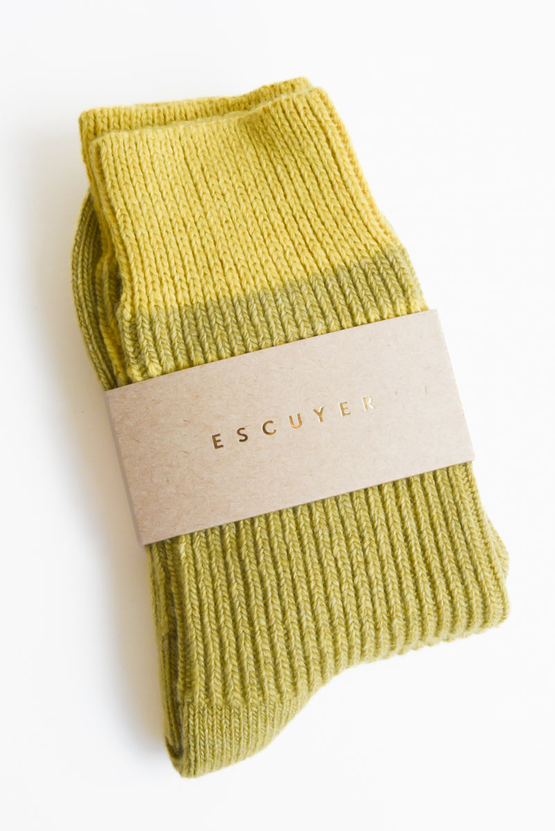 Escuyer Cashmere Striped Socks