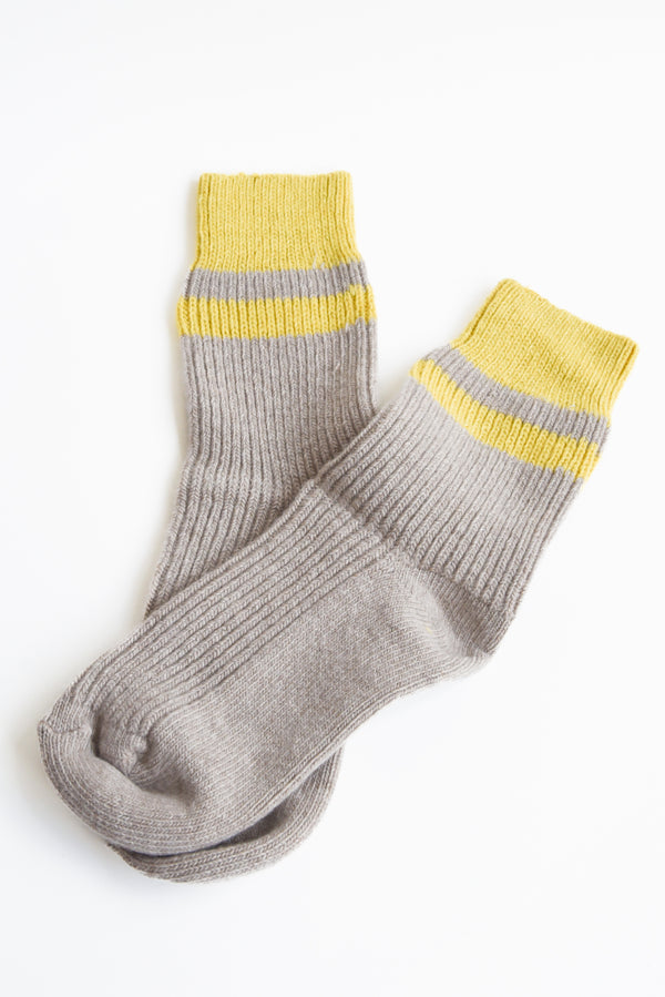 Escuyer Cashmere Striped Socks