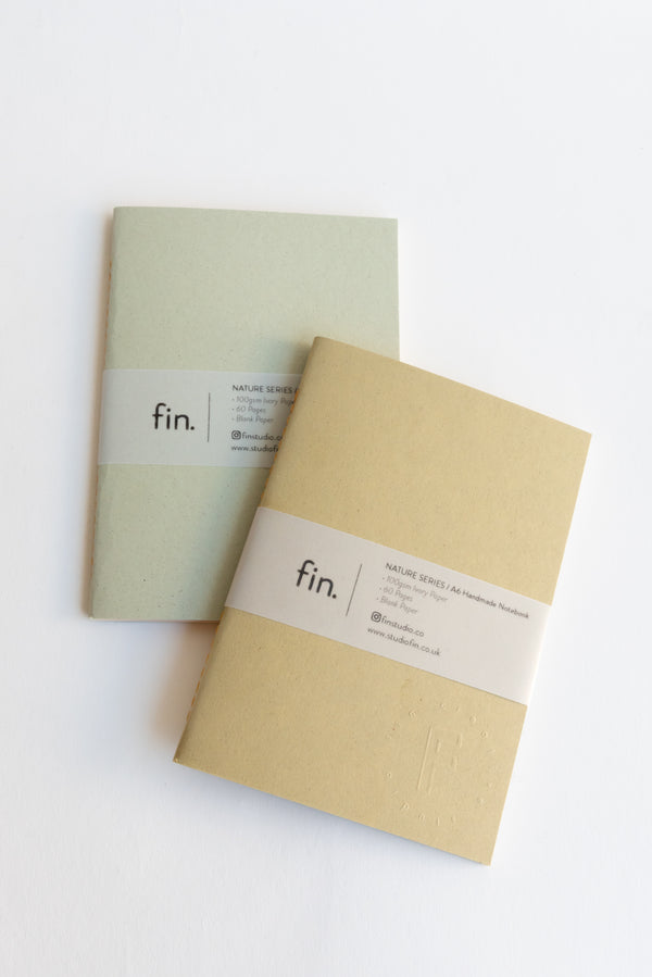 Fin Studio - Natural Colours Plain Notebook Series / Nature