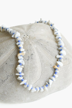 Fond Jewelry Howlite + Blue bead Necklace