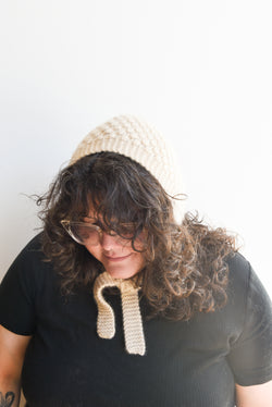 Oats & Rice Popcorn Crochet Bonnet