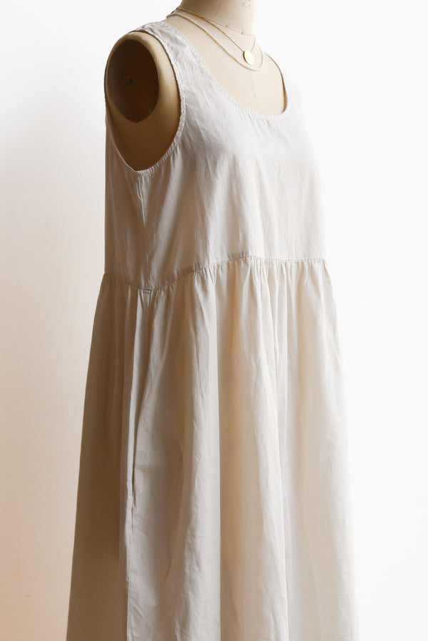 Open Back Dress in Natural