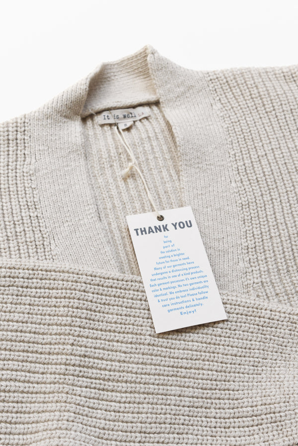 Easy Cardigan in Natural